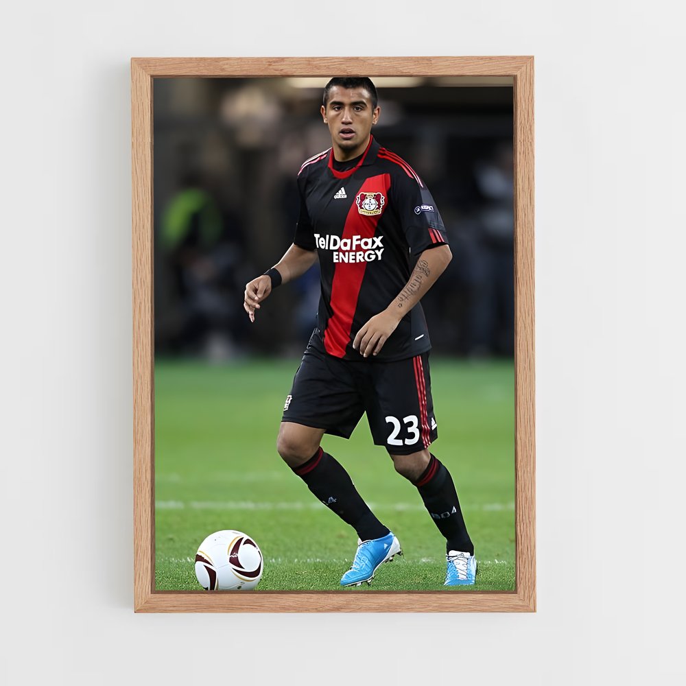 ap-arturo vidal-9 cadre Bois clair