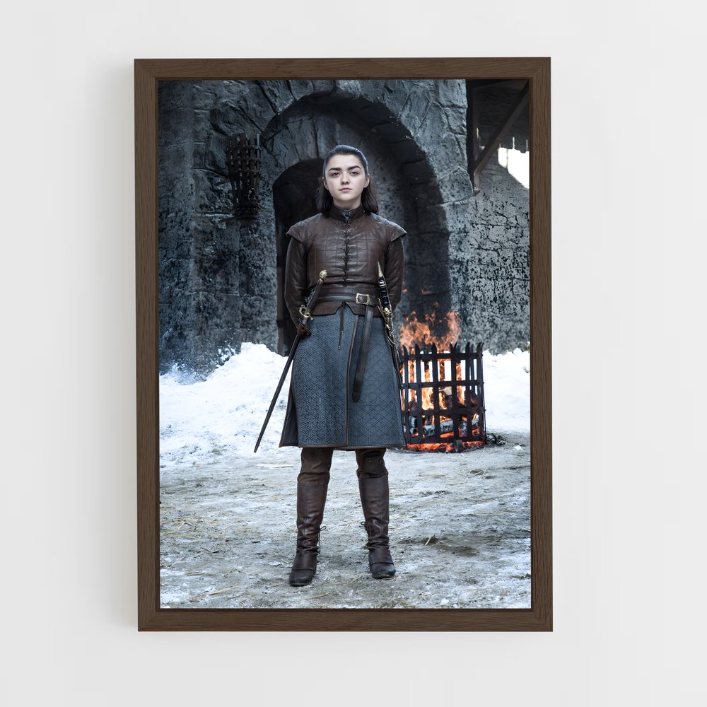 ap-arya stark-1 cadre Bois foncé