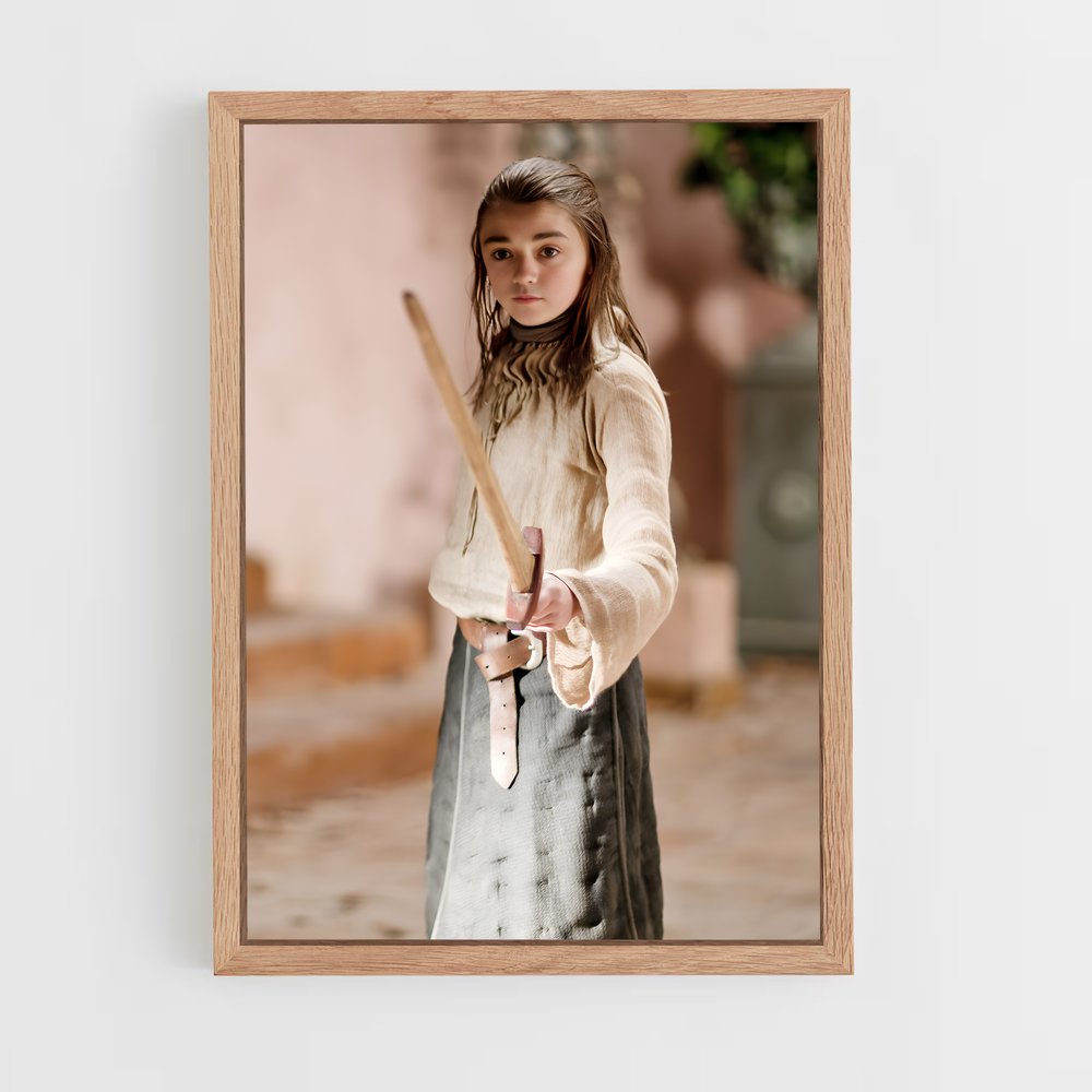 ap-arya stark-8 cadre Bois clair