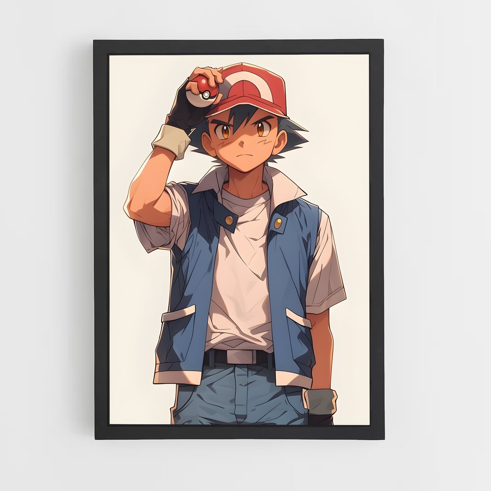 ap-ash ketchum-2 cadre Noir