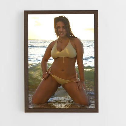 ap-ashley graham-7 cadre Bois foncé
