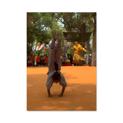 Poster Maître Wushu