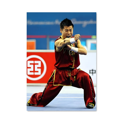 Poster Maître du Wushu