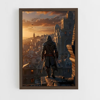 ap-assassins creed-3 cadre Bois foncé