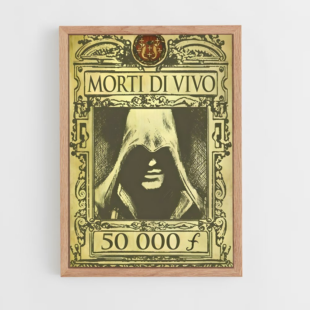 ap-assassins creed-8 cadre Bois clair