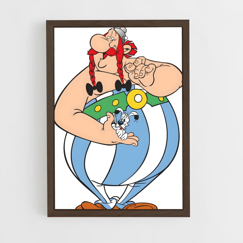 ap-asterix-2 cadre Bois foncé