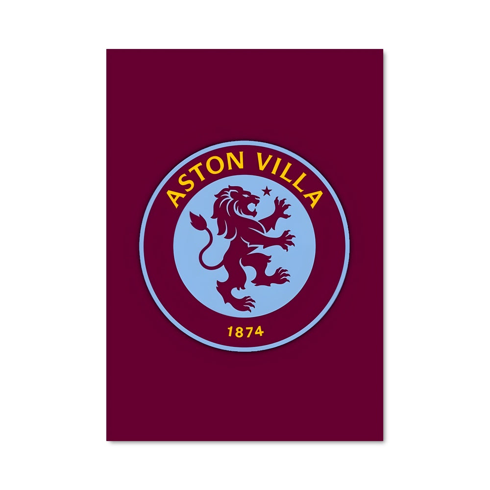 Poster Aston Villa: Fierté et Passion