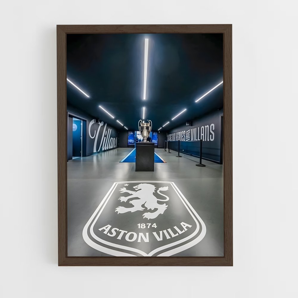ap-aston villa fc-6 cadre Bois foncé