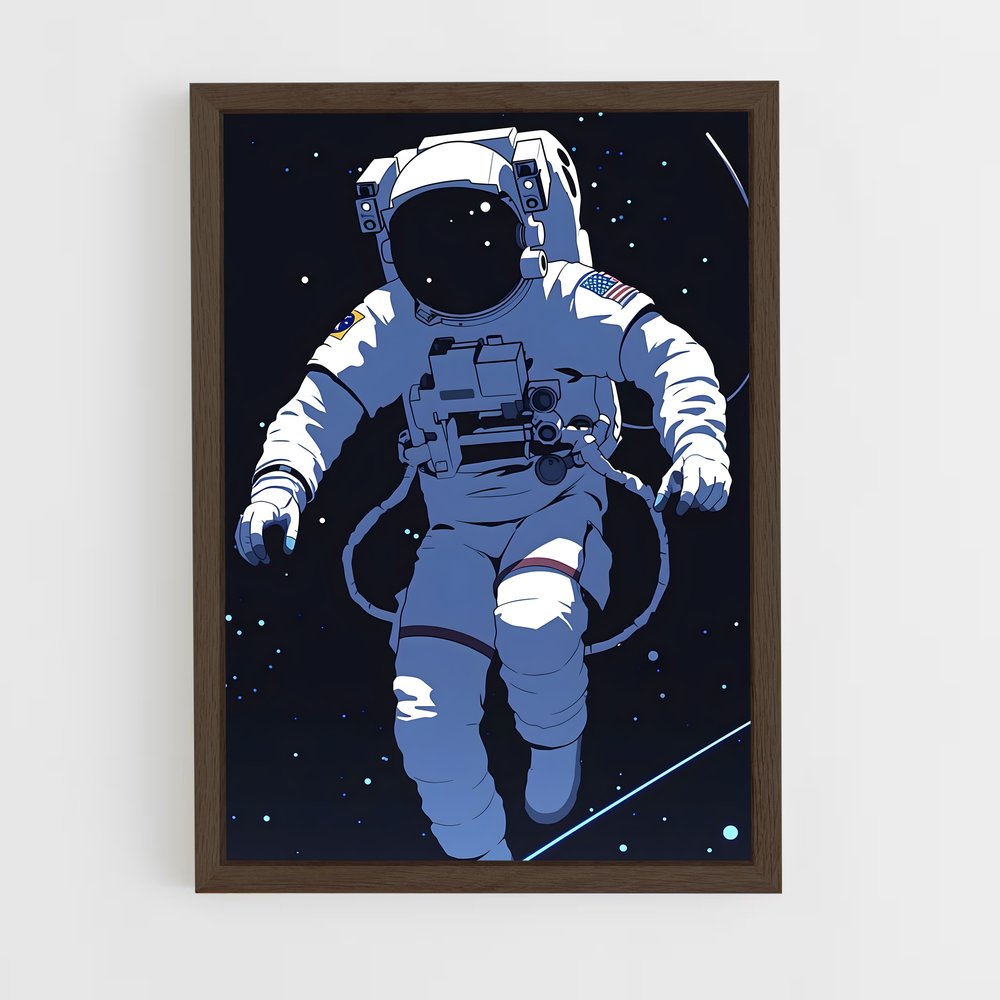 ap-astronaut-12 cadre Bois foncé