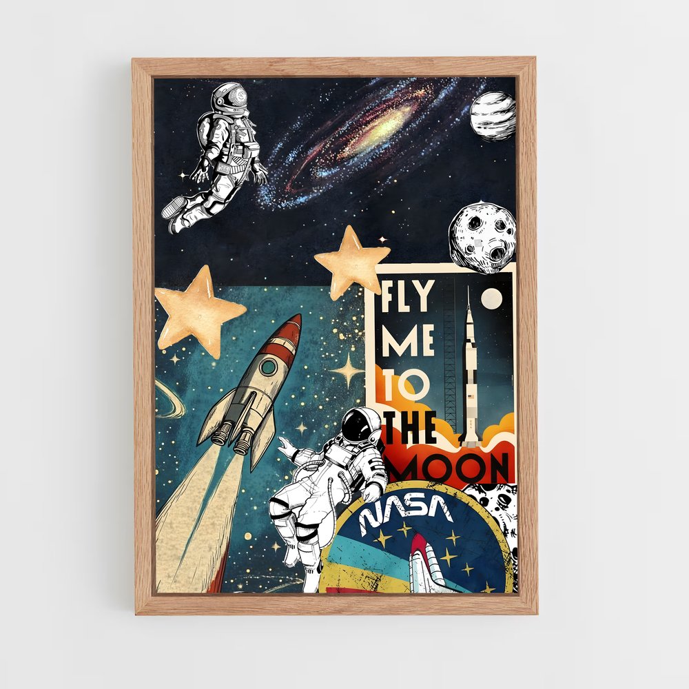 ap-astronaut-6 cadre Bois clair
