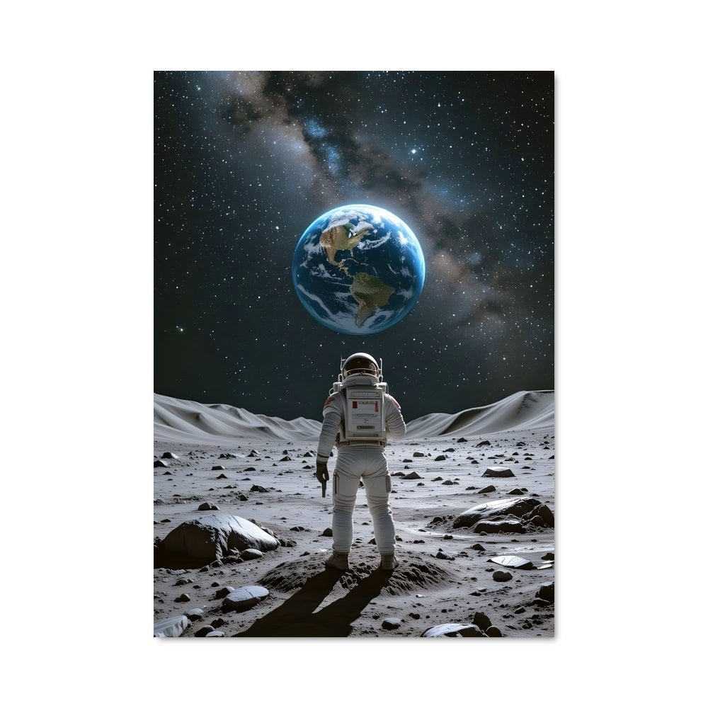 Poster L'Astronaute et la Lune