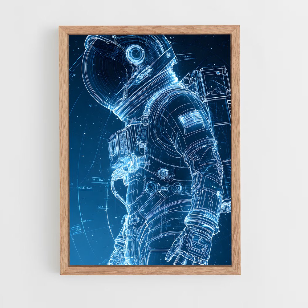 ap-astronauts-13 cadre Bois clair