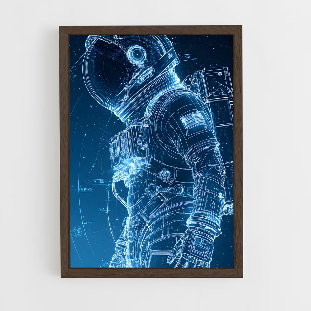ap-astronauts-13 cadre Bois foncé