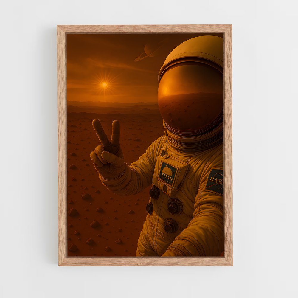ap-astronauts-15 cadre Bois clair