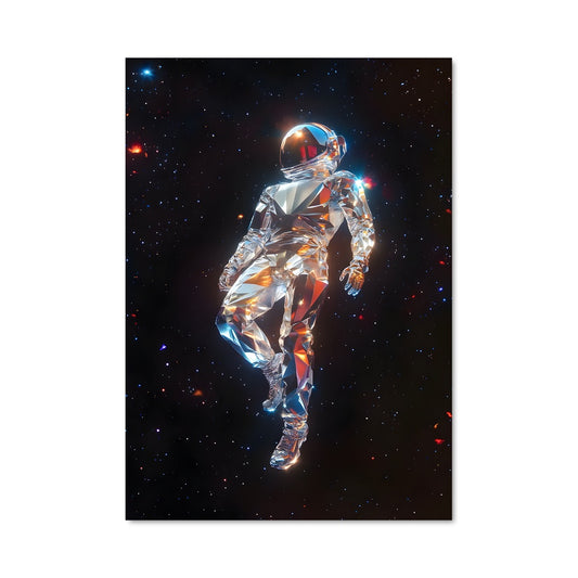 Poster Astronaute Galactique