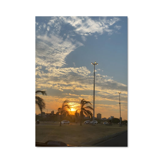 Poster Coucher de Route