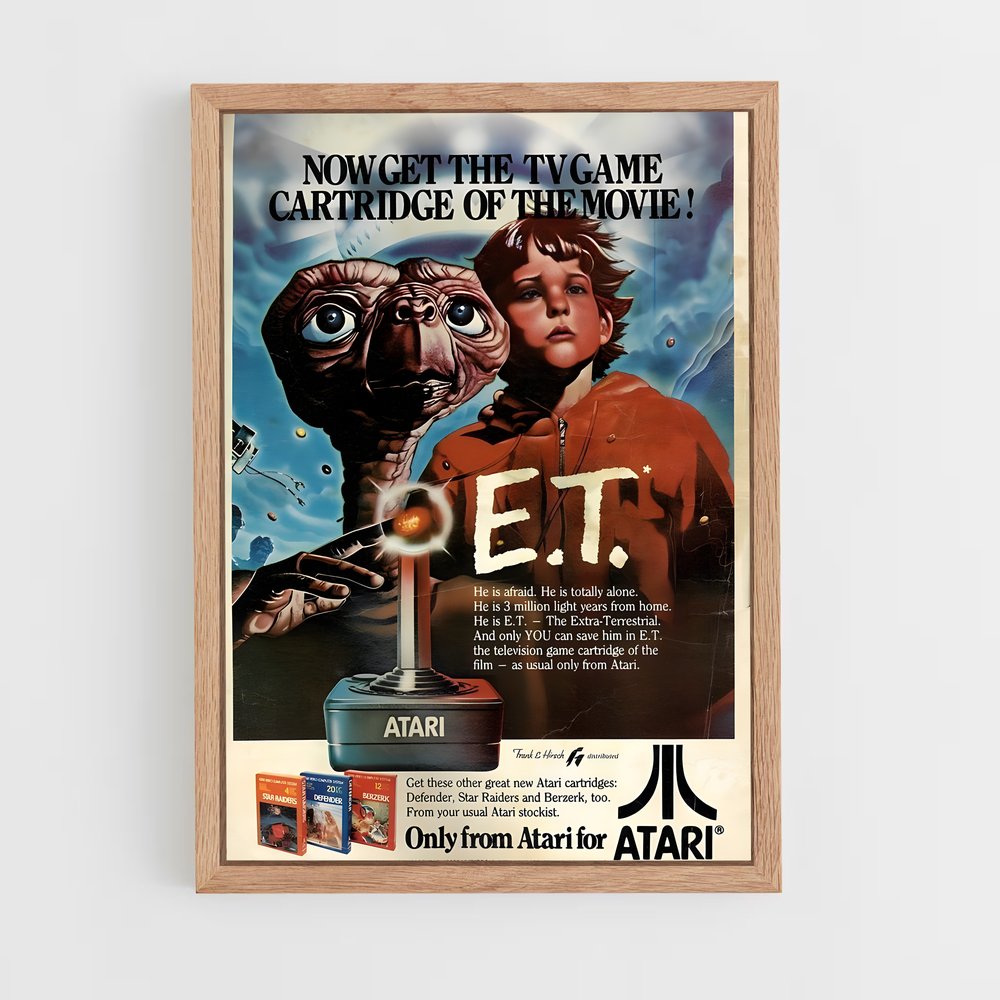 ap-atari 2600-2 cadre Bois clair