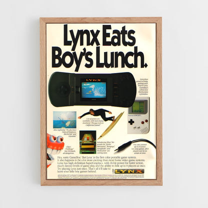 ap-atari lynx-1 cadre Bois clair