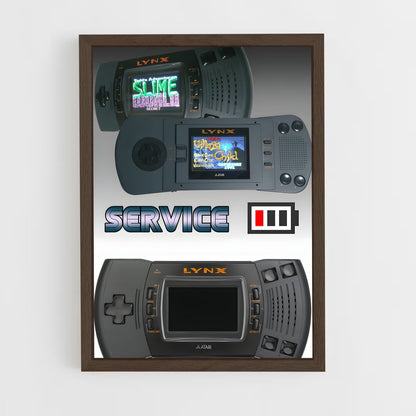 ap-atari lynx-2 cadre Bois foncé