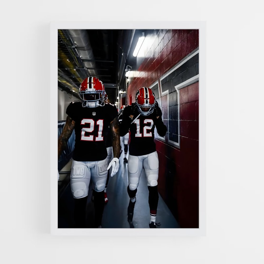 ap-atlanta falcons-1 cadre Blanc