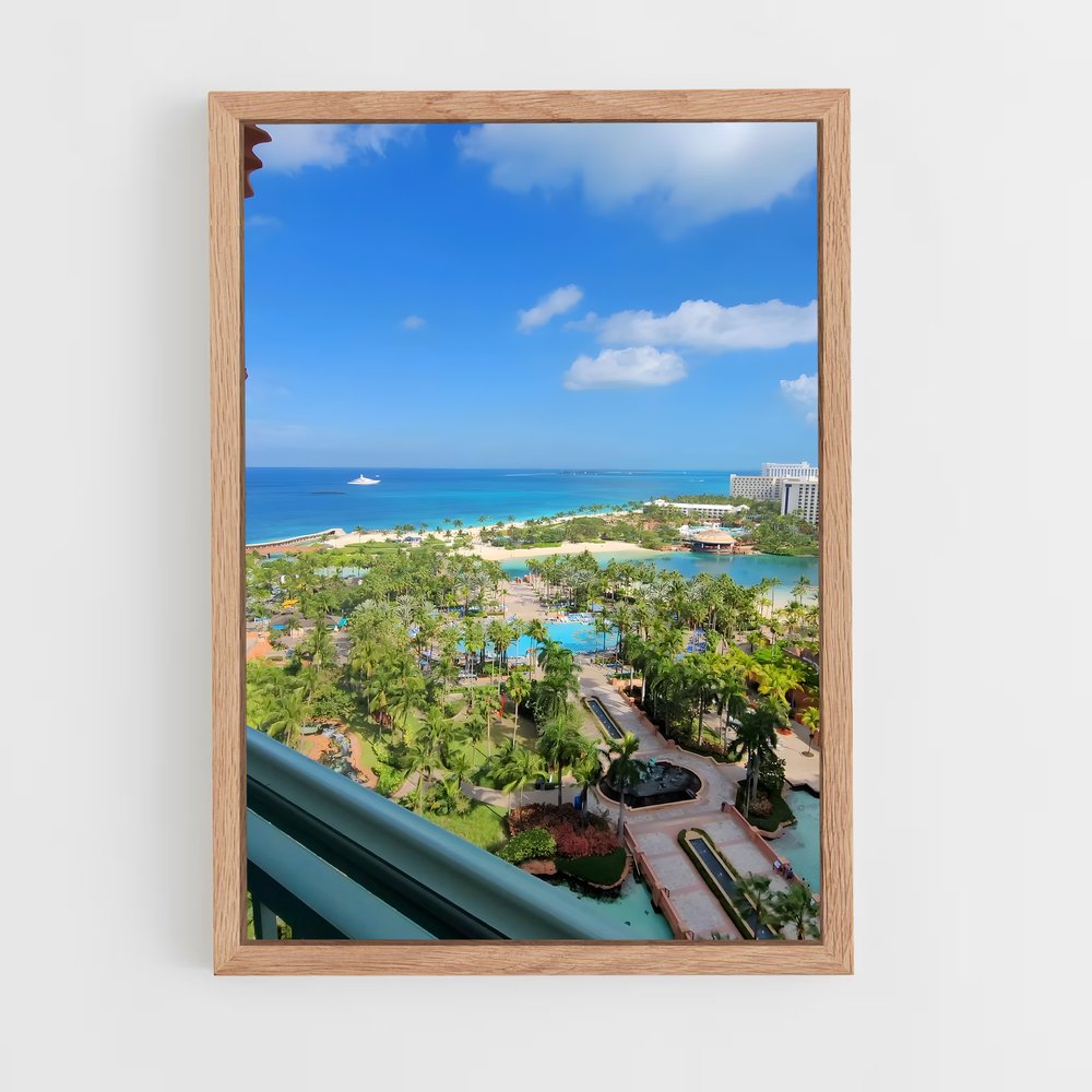 ap-atlantis paradise island-1 cadre Bois clair