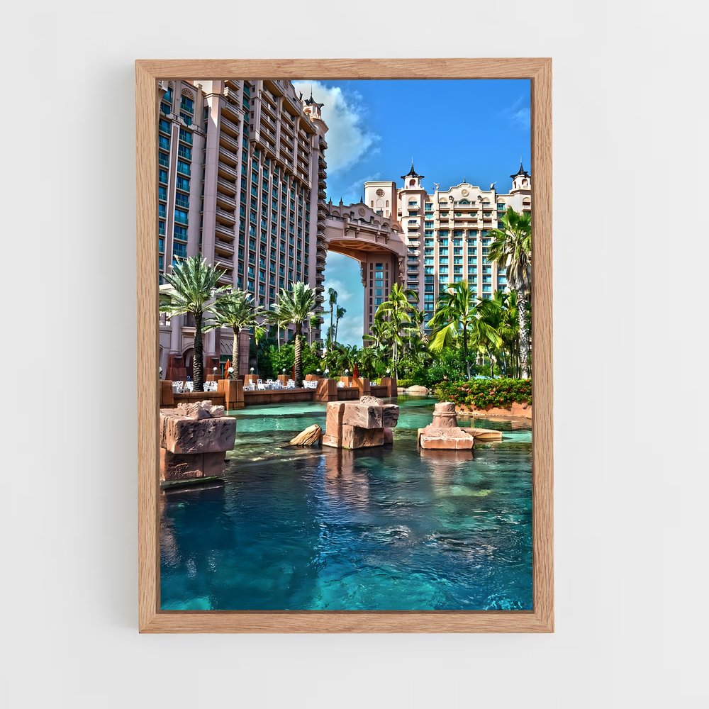 ap-atlantis paradise island-2 cadre Bois clair
