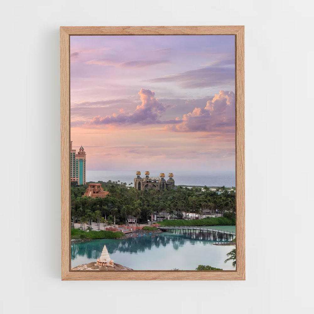 ap-atlantis paradise island-4 cadre Bois clair