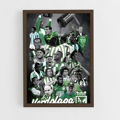 ap-atletico nacional medellin-2 cadre Bois foncé