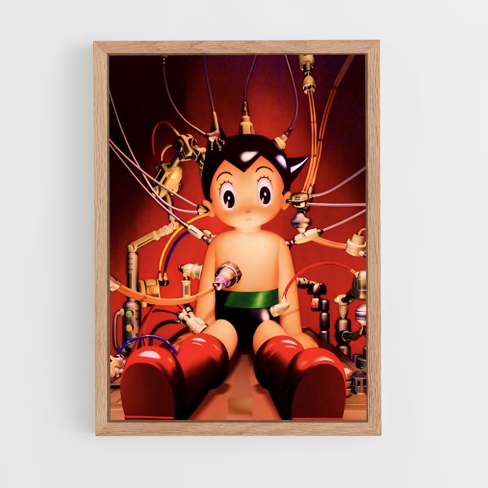ap-atom astro boy-1 cadre Bois clair