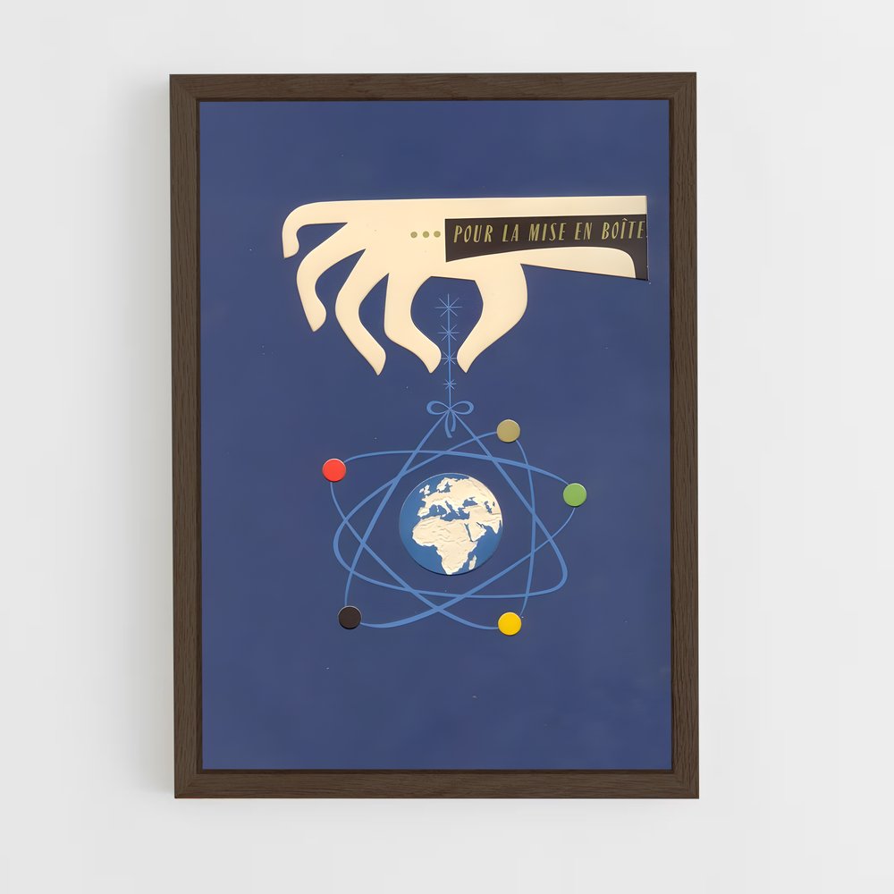 ap-atomic age-14 cadre Bois foncé