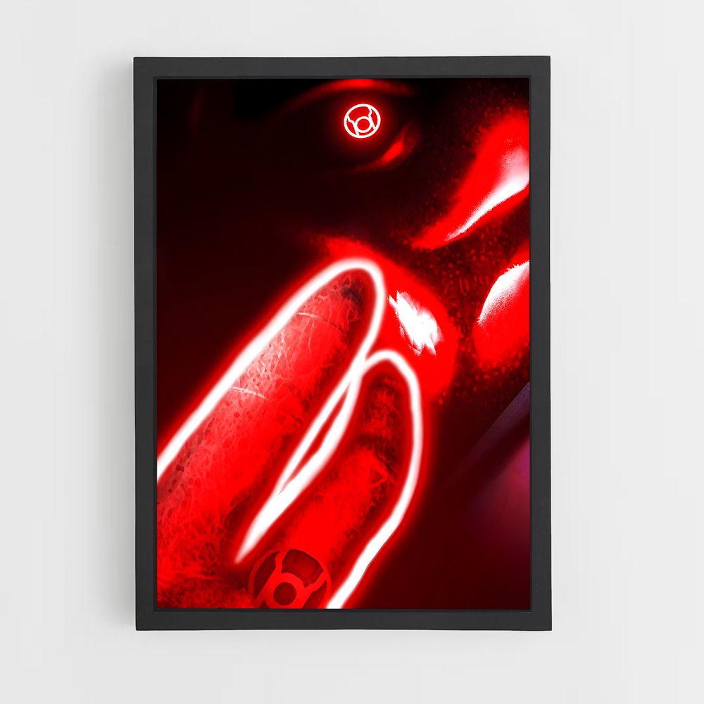 ap-atrocitus red lantern-10 cadre Noir