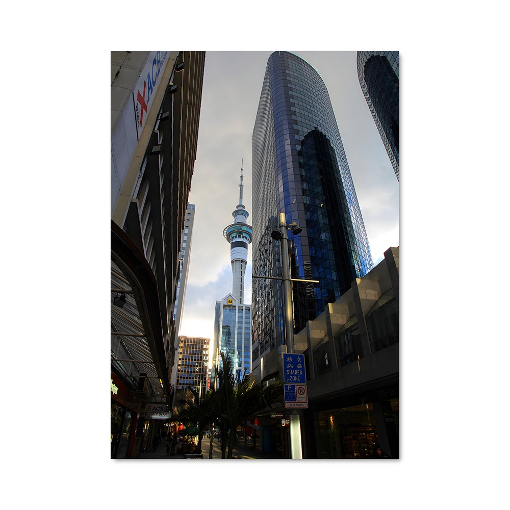 Poster Auckland Skyline