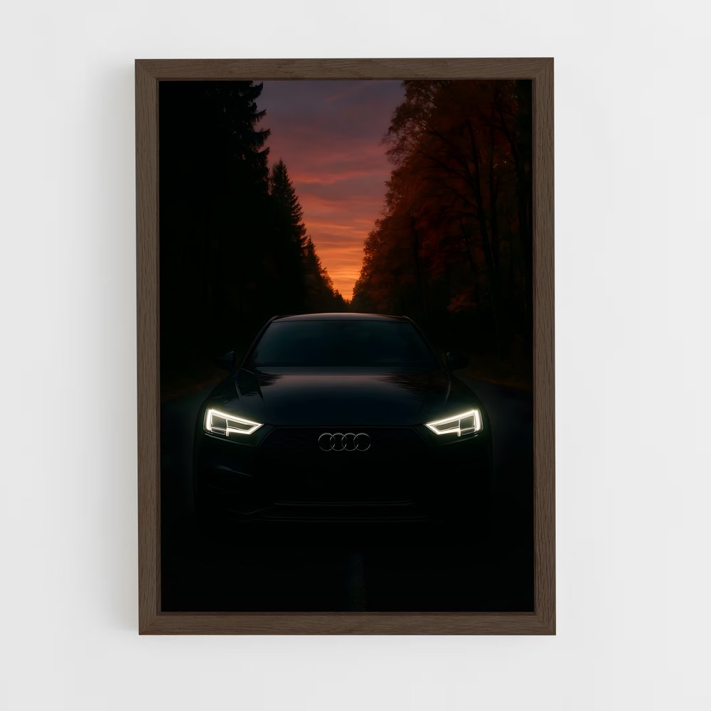ap-audi-6 cadre Bois foncé