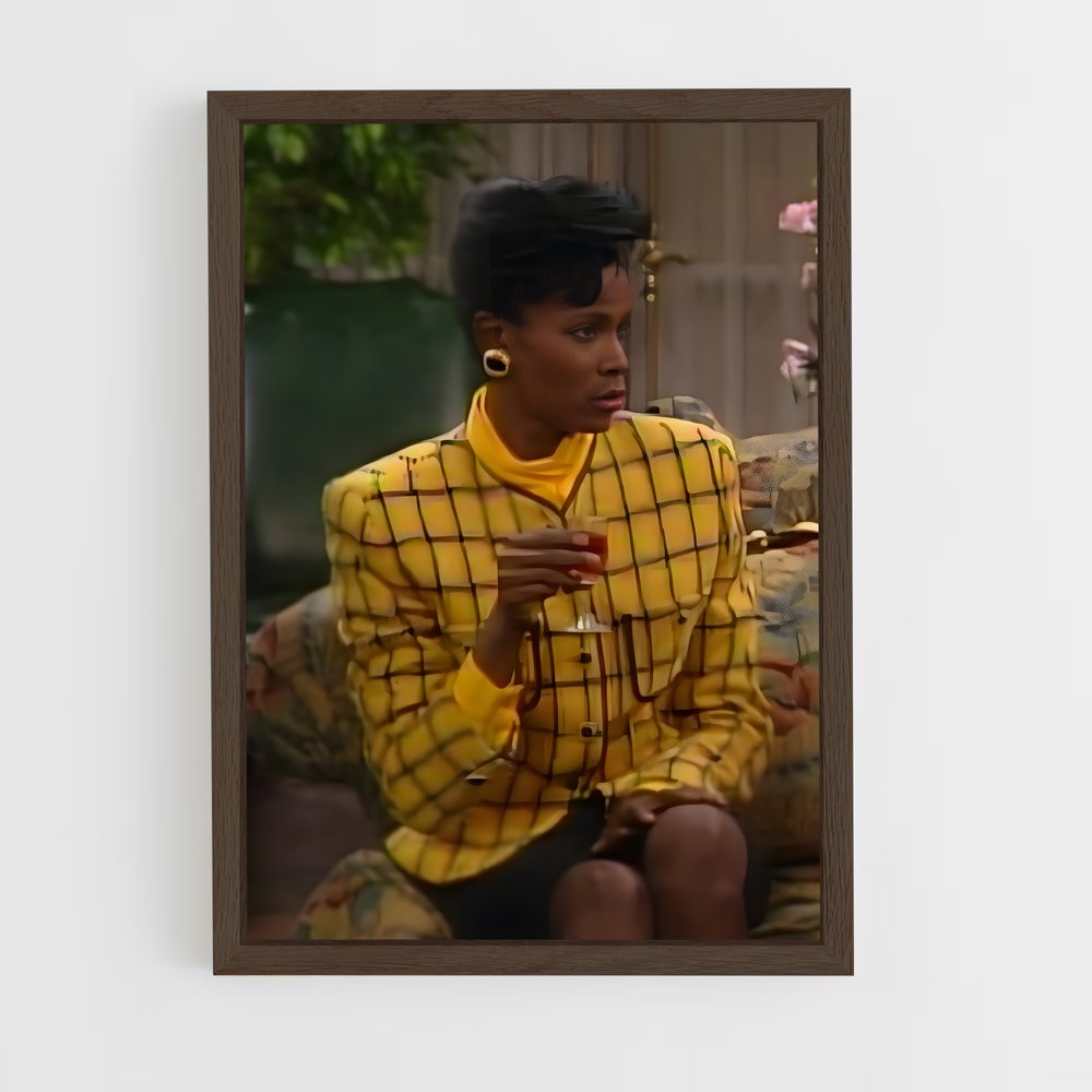 ap-aunt viv banks-3 cadre Bois foncé