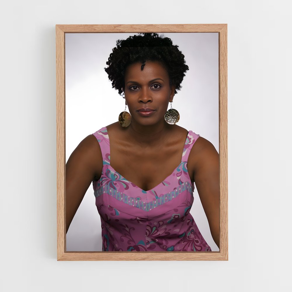 ap-aunt viv banks-4 cadre Bois clair