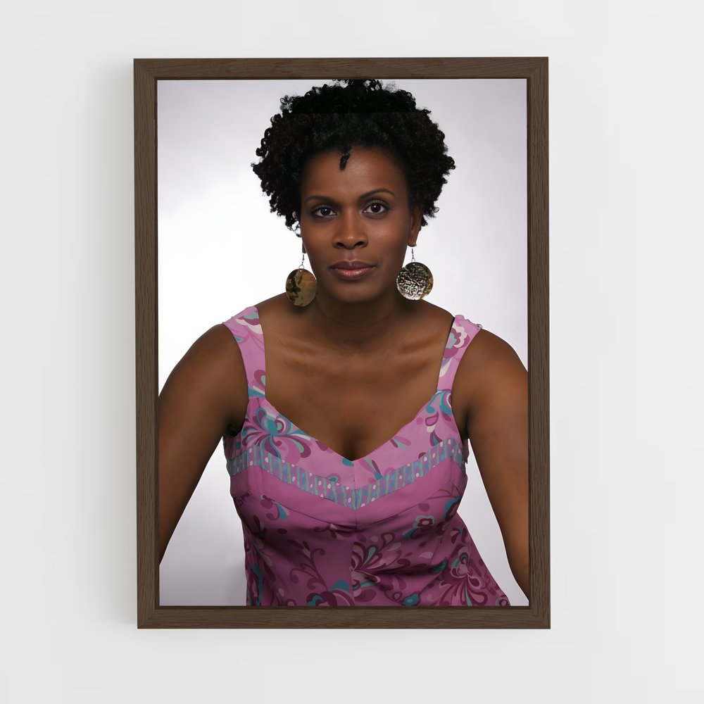 ap-aunt viv banks-4 cadre Bois foncé
