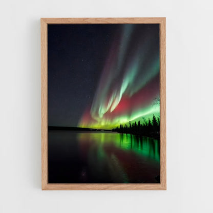 ap-aurora borealis-3 cadre Bois clair