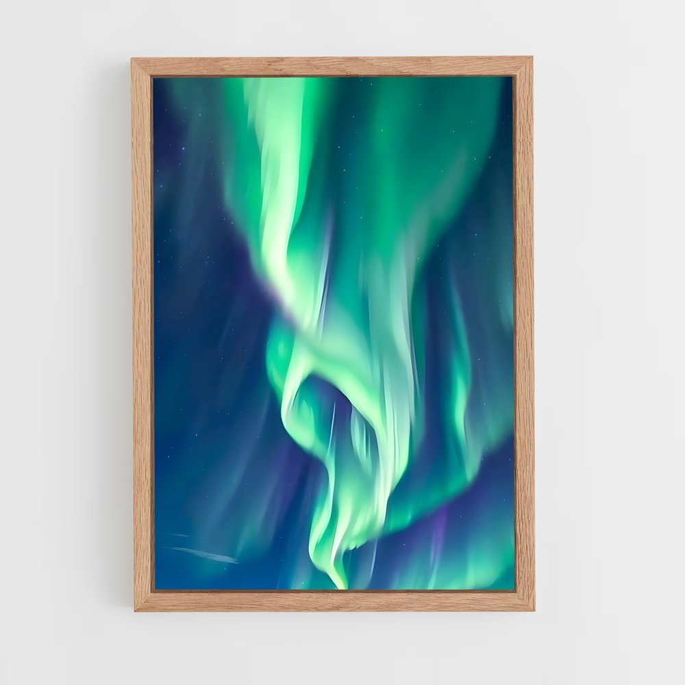 ap-aurora borealis-4 cadre Bois clair