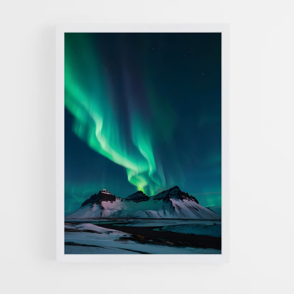 ap-aurora borealis-7 cadre Blanc