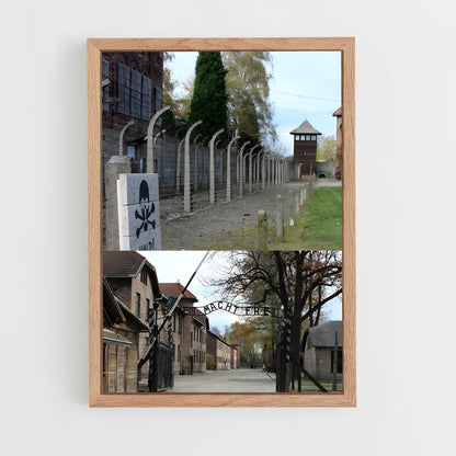 ap-auschwitz birkenau-1 cadre Bois clair