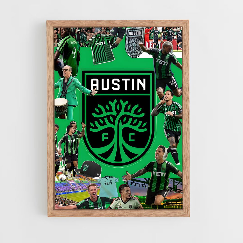 ap-austin fc-1 cadre Bois clair