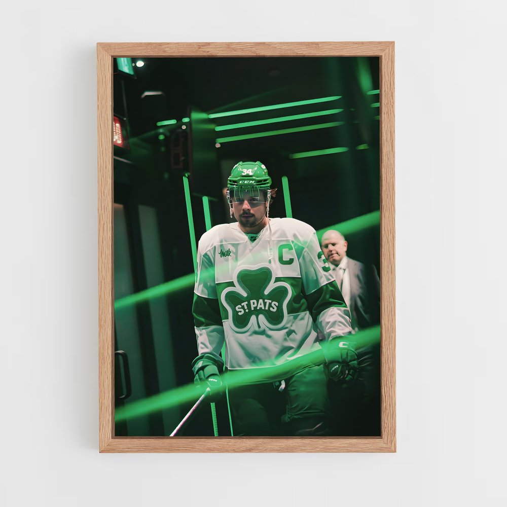 ap-auston matthews-3 cadre Bois clair