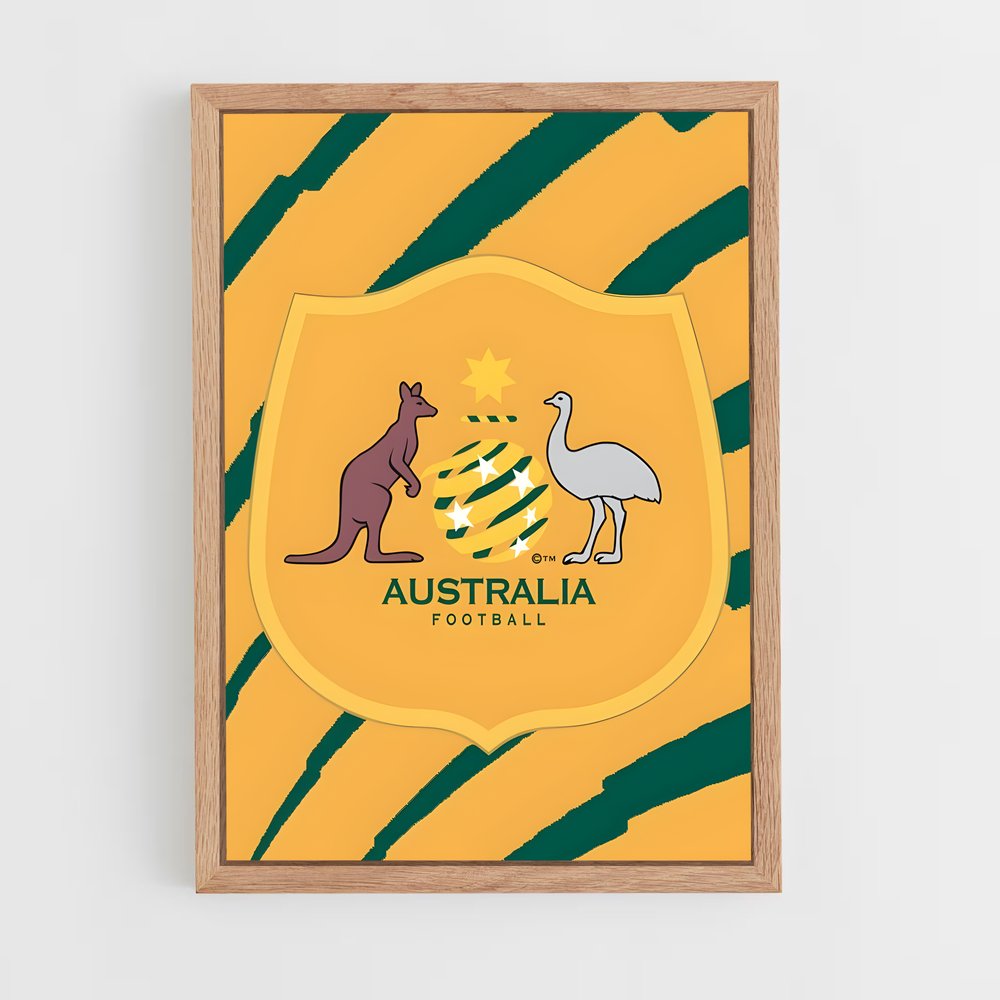 ap-australia national football team-1 cadre Bois clair
