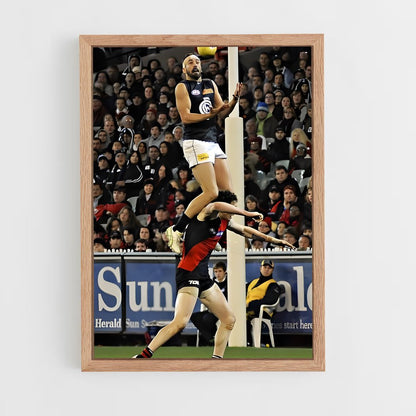 ap-australian football-4 cadre Bois clair