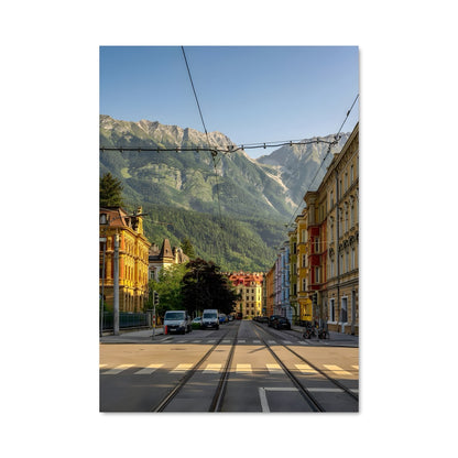 Poster Montagnes Autrichiennes