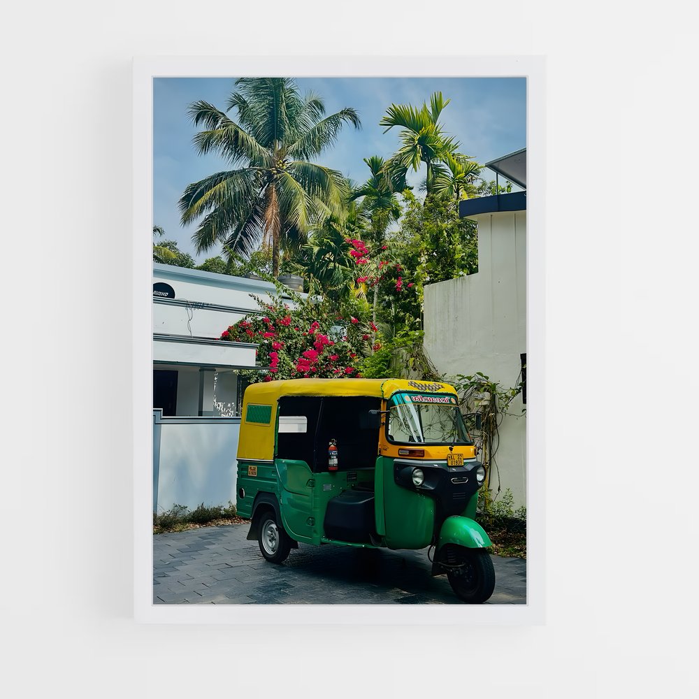 ap-auto rickshaw-1 cadre Blanc