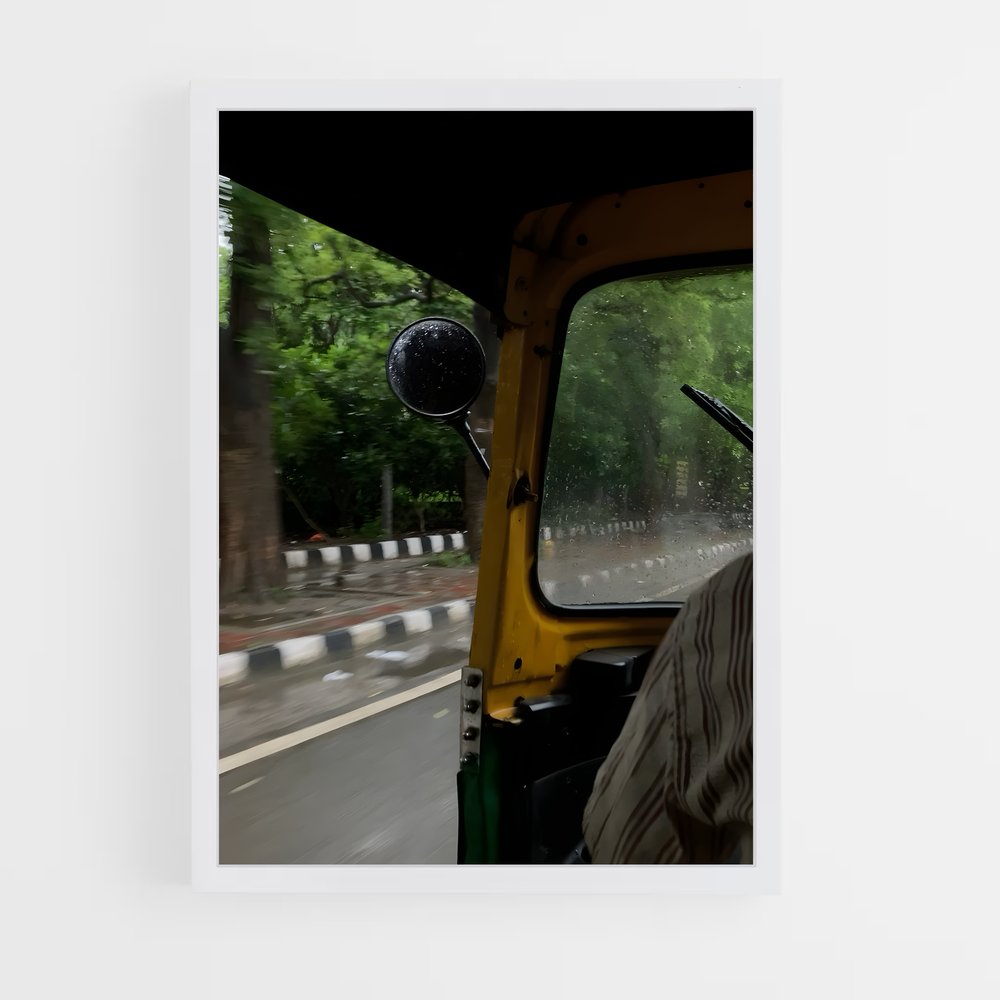 ap-auto rickshaw-2 cadre Blanc