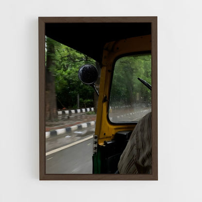 ap-auto rickshaw-2 cadre Bois foncé