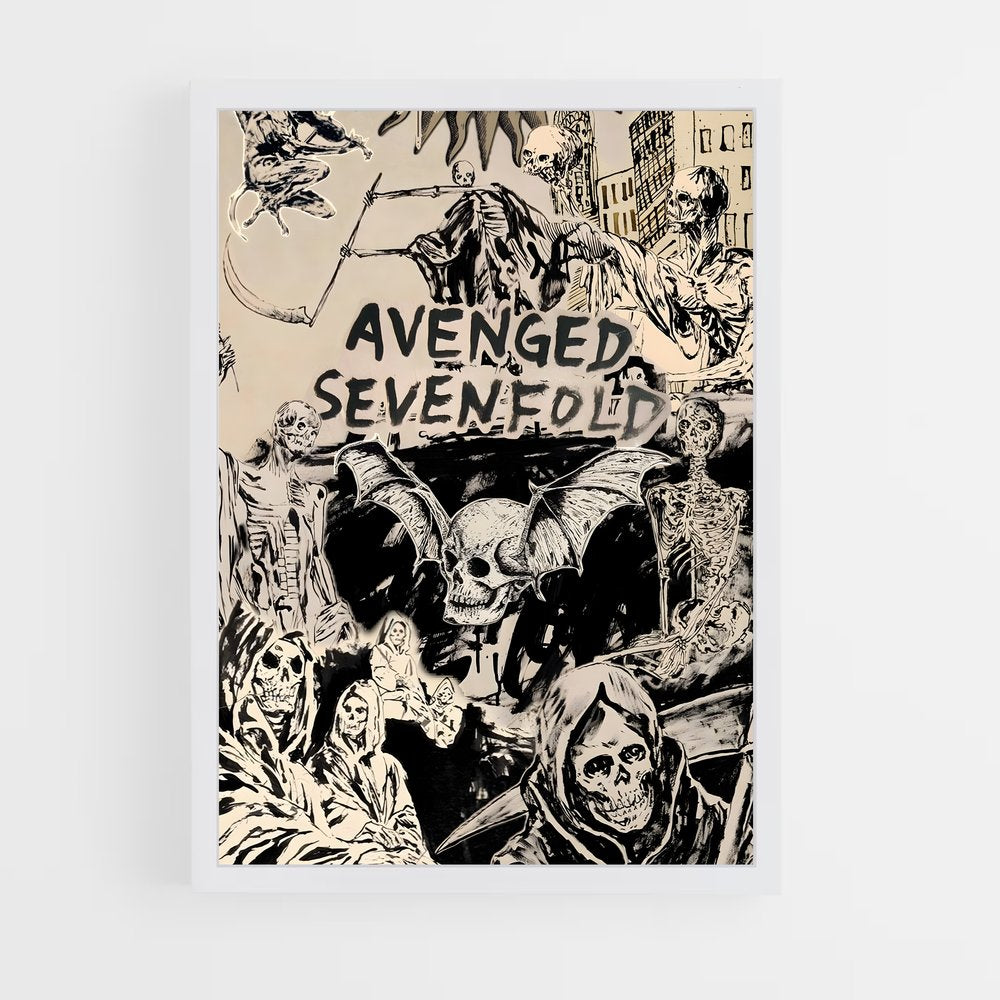 ap-avenged sevenfold-1 cadre Blanc