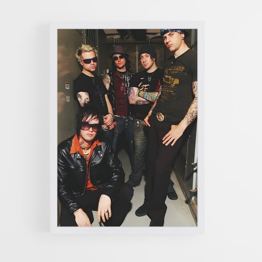 ap-avenged sevenfold-6 cadre Blanc